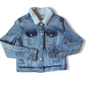 Arizona Denim Jacket with Sherpa Lining